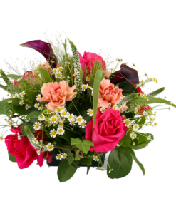 Blomsterdekoration til runde borde