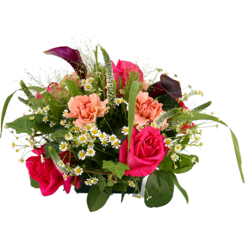Blomsterdekoration til runde borde