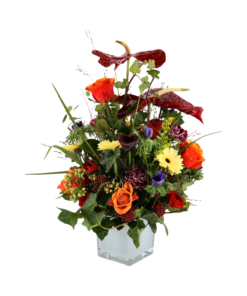 Høj blomsterdekoration