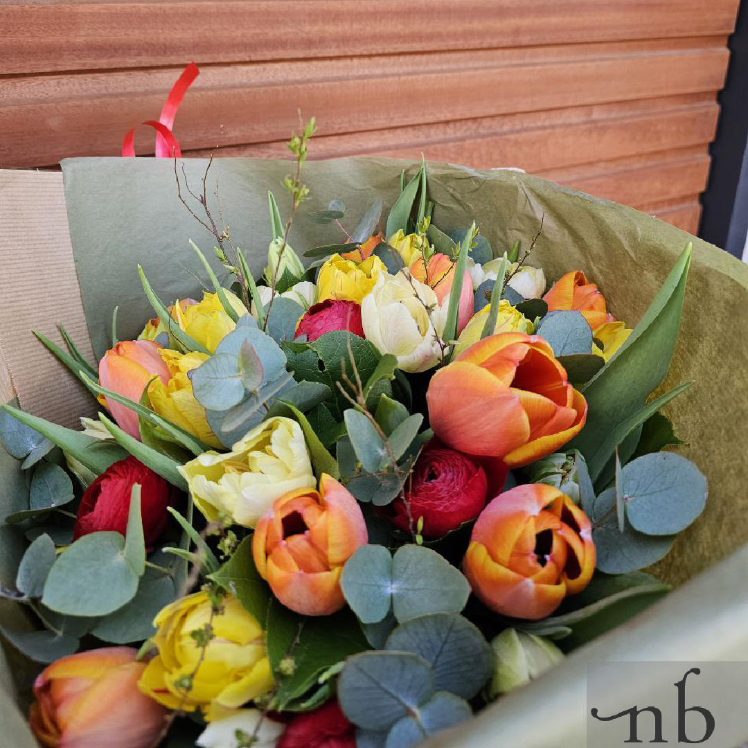 Blomsterbutik København Ø – gaveklar buket fra NetBuket.dk leveret på Østerbro til hjem eller arbejdsplads.