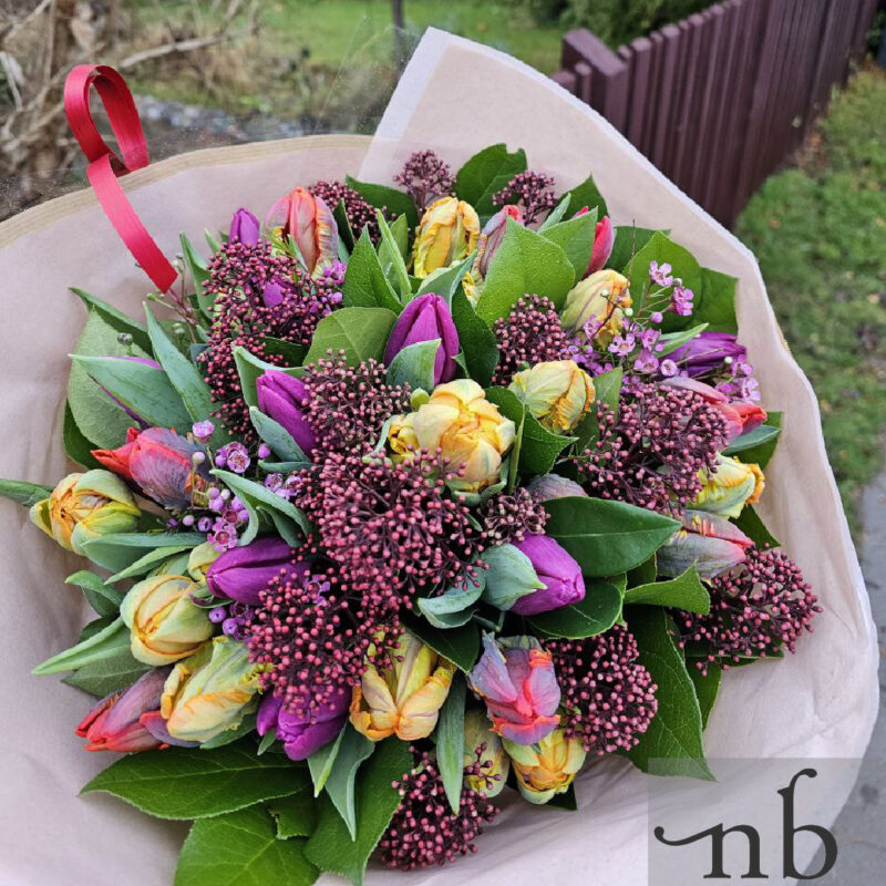 Blomsterhandler København N – gaveklar buket fra NetBuket.dk leveret på Nørrebro til hjem eller arbejdsplads.