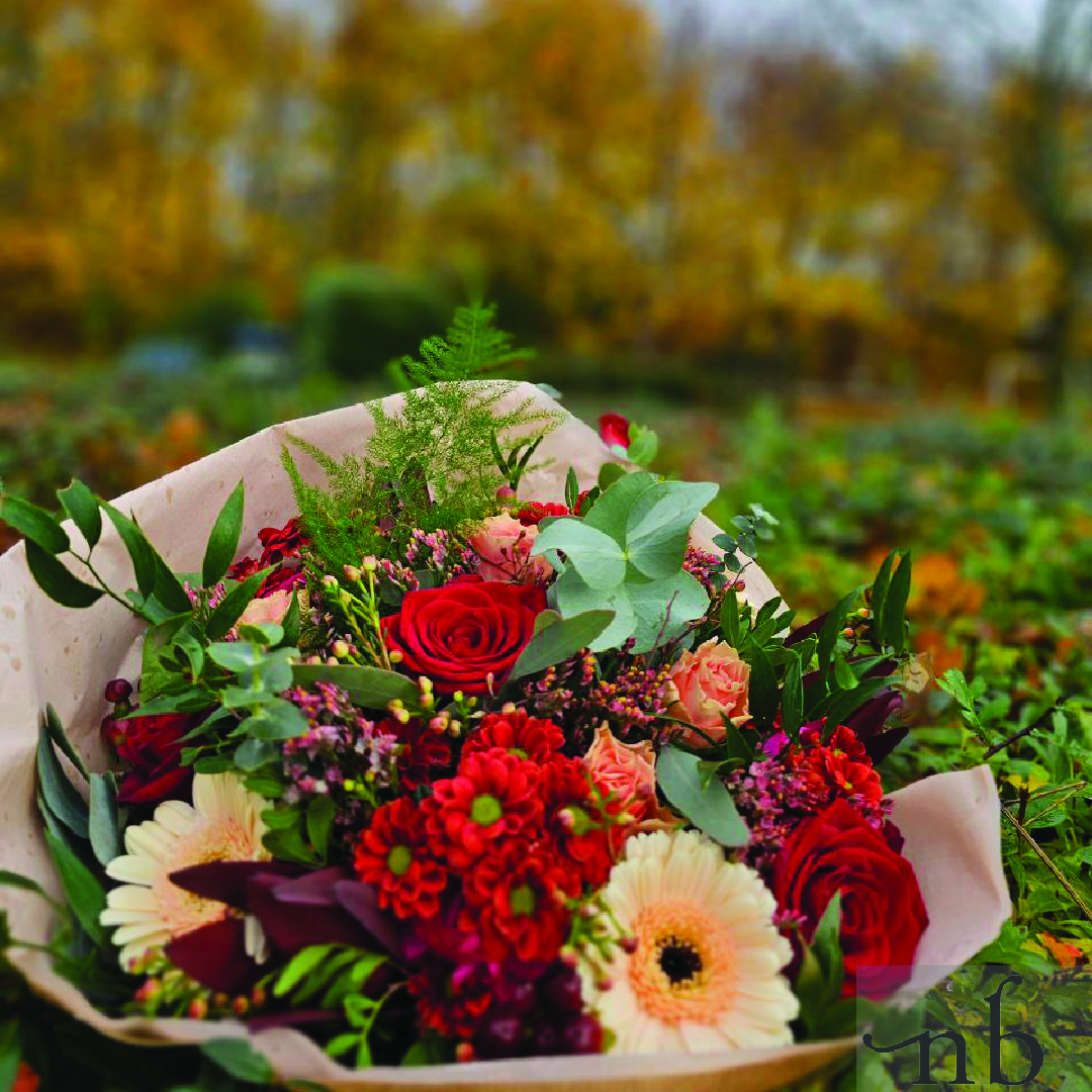 Frisk og smuk buket til blomster levering i Vanløse fra Netbuket