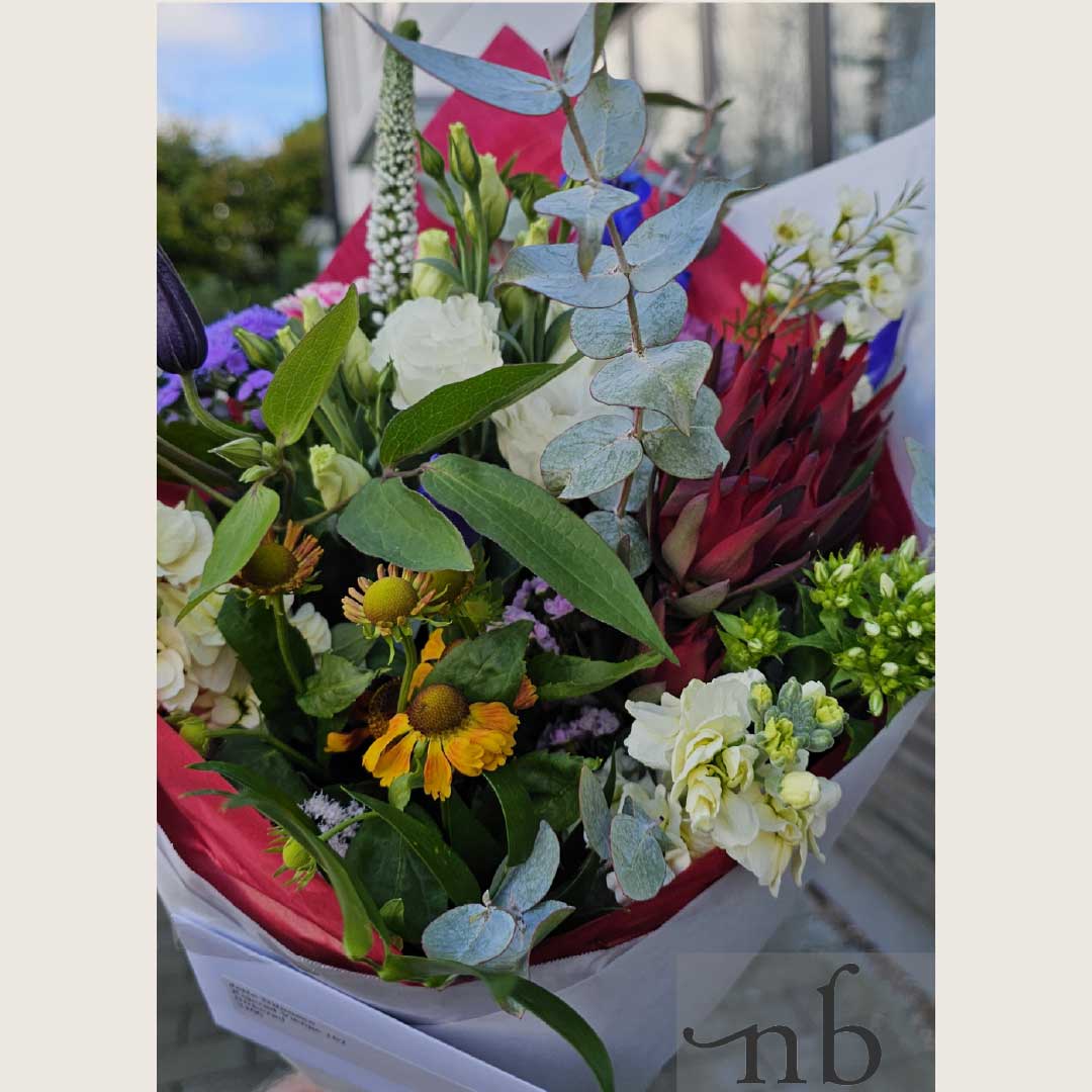 Frisk buket til blomster udbringning i København NV fra Netbuket
