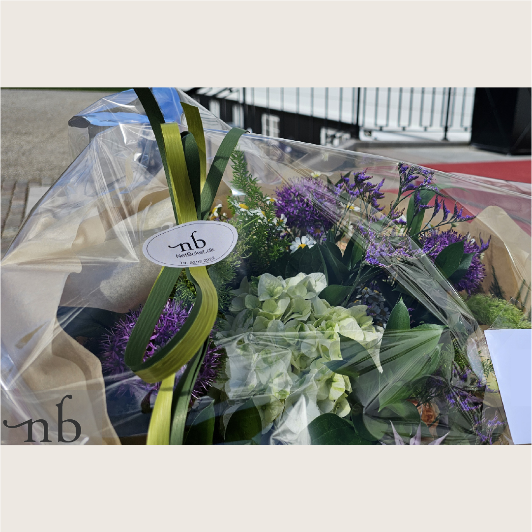 Blomster bestilling Glostrup med friske buketter og levering fra Netbuket