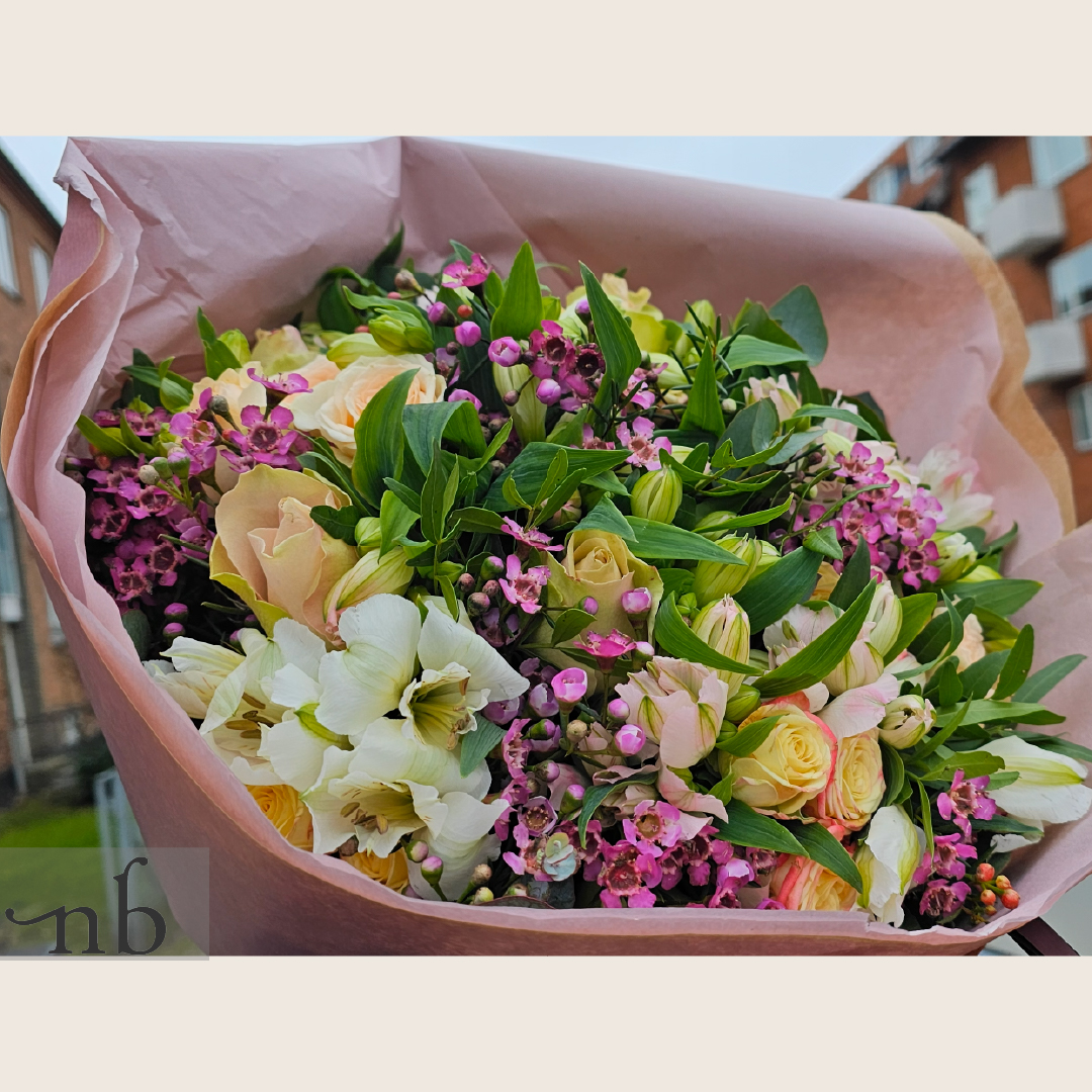 Friske blomster Glostrup med buketter og levering fra Netbuket
