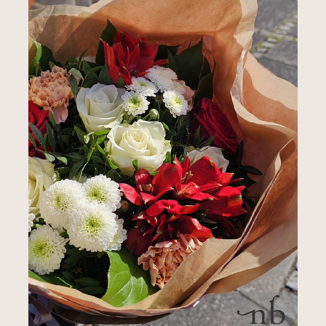 Friske blomster København SV med buketter og levering fra Netbuket